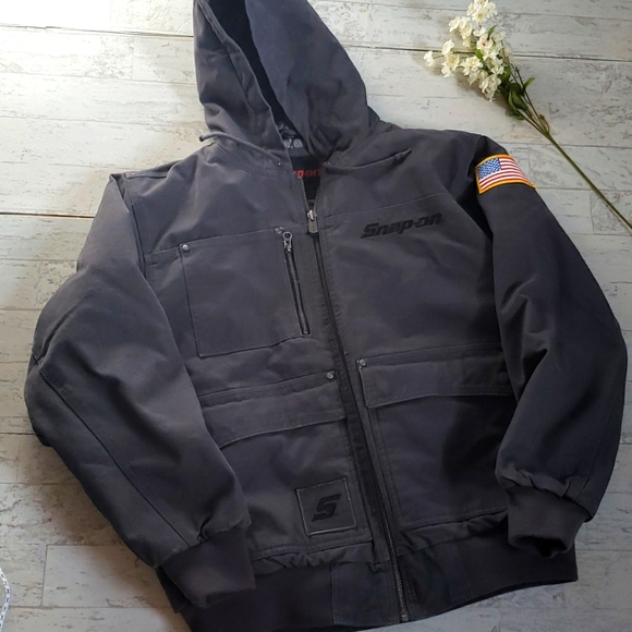 snap on heavy jacket